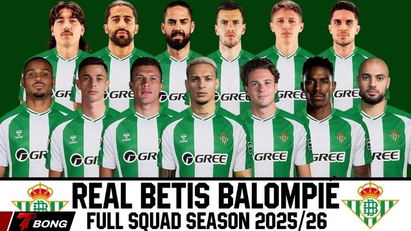 Đội hình của Real Betis 2026